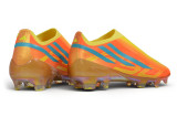 A yellow orange Nail Soccer Shoes 094