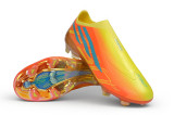A yellow orange Nail Soccer Shoes 094