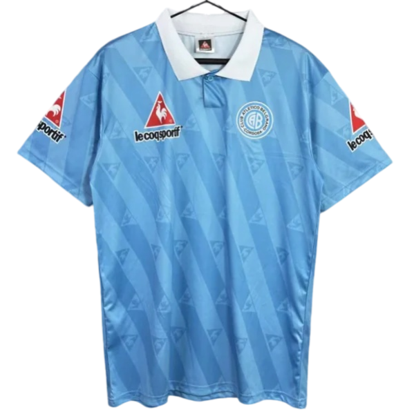 1996-1997 Belgrano Home Blue Retro Soccer Jersey