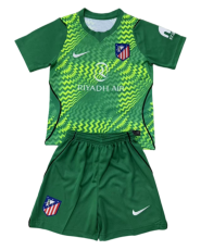 2026-27 Kids Atletico Madrid Goalkeeper Green Soccer Jersey
