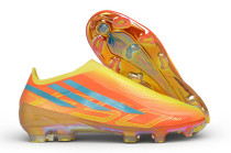A yellow orange Nail Soccer Shoes 094