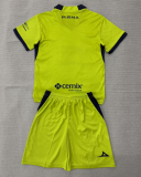 2026-27 Kids Cruz Azul Fluorescent Green Goalkeeper Soccer Jersey