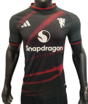 2026-27 Manchester United Black Red Player version Training Shirts
