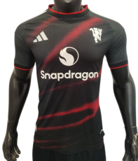2026-27 Manchester United Black Red Player version Training Shirts