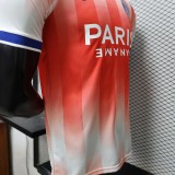 2026-27 PSG Casual Edition Red White Player version Soccer Jersey