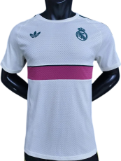 2026-27 Real Madrid Casual Beige White Player Version Training Shirts