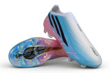 A blue pink Nail Soccer Shoes 095