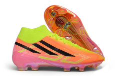 A orange Nail Soccer Shoes 097