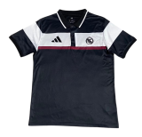 2026-27 Real Madrid Black Polo Fans Soccer Jersey