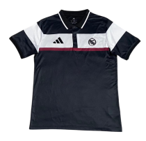 2026-27 Real Madrid Black Polo Fans Soccer Jersey