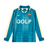 2026-27 Mens Barcelona Joint Edition Long Sleeve Soccer Jersey(GOLF)