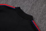 2026-27 Mens PSG Black Long Pull Training Suit  A26103#
