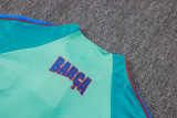 2026-27 Barcelona Light Green Half Pull Training Suit B26106# (半拉链)