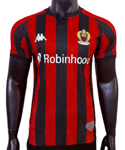 2026-27 Mens OGC Nice Home Player Version Soccer Jersey
