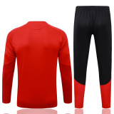 2026-27 River Plate Red Half Pull Training Suit B26104#