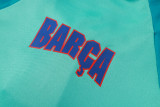 2026-27 Barcelona Light Green Half Pull Training Suit B26106# (半拉链)