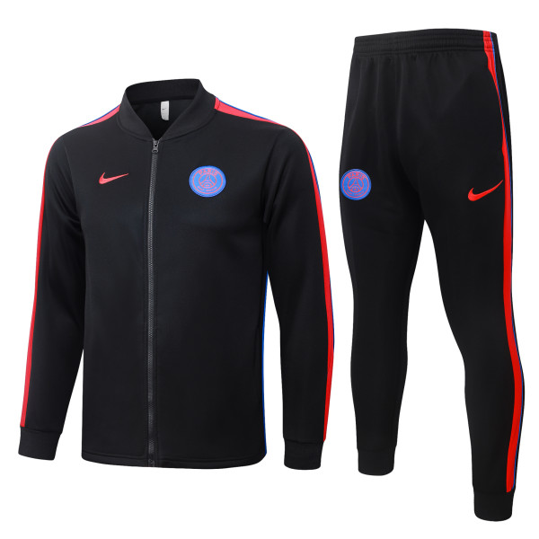 2026-27 Mens PSG Black Long Pull Training Suit A26103#
