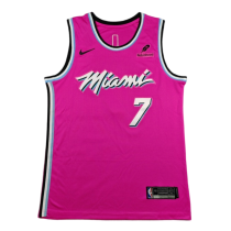 26-27 HEAT ANTETOKOUNMPO #7 Pink Top Quality Hot Pressing NBA Jersey (U领）