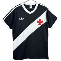 1980 Vasco da Gama Home Black Retro Soccer Jersey