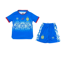 2026-27 Kids Democratic Congo Home Blue Soccer Jersey