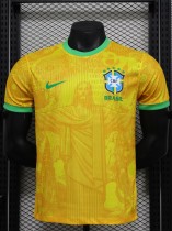 25-26 Brazil Yellow Special Edition Player Version Soccer Jersey