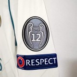 2017-2018 RMA Home Long Sleeve Retro Soccer Jersey