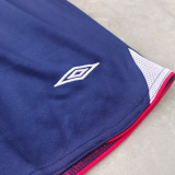 2006 England Blue Retro Shorts Pants