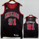 25-26 BULLS RODMAN #91 Black Top Quality Hot Pressing NBA Jersey (Trapeze Edition) 飞人版
