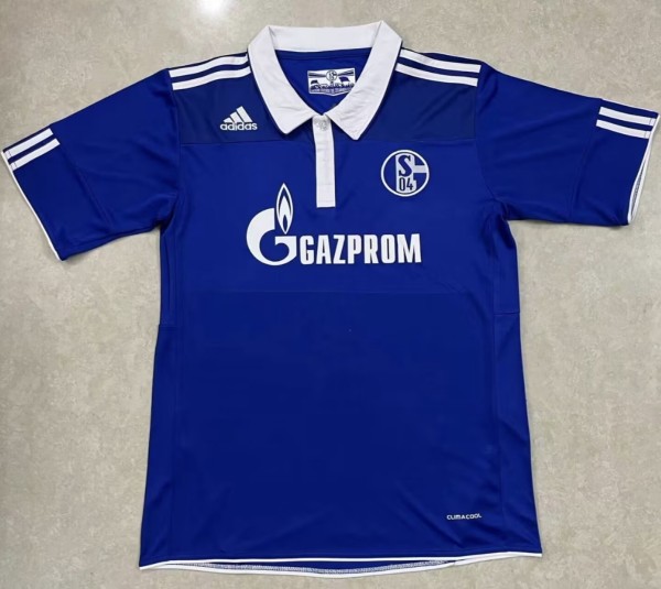 2010-2011 Schalke Home Retro Soccer Jersey