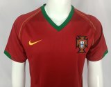 2006 Portugal Home Retro Soccer Jersey