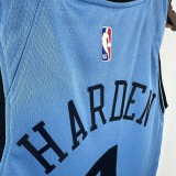 24-25 Clippers HARDEN #1 Blue City Edition Top Quality Hot Pressing NBA Jersey