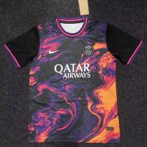 2024 PSG Joint Special Edition Purple Black Training Shirts 2024 PSG Joint Special Edition Purple Black Training Shirts