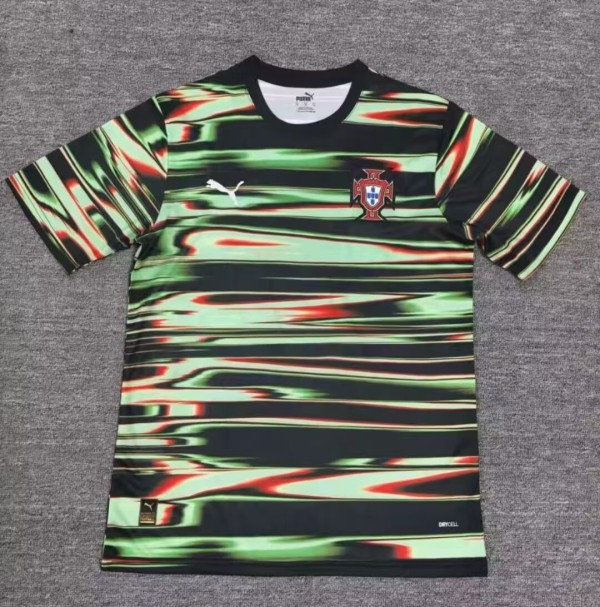 25-26 Portugal Green Training Shirts