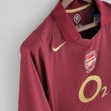 2005-2006 ARS Home Long Sleeve Retro Soccer Jersey