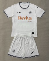 25-26 Swansea City Home Kids Soccer Jersey