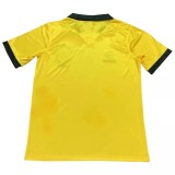 1988 Brazil Home Yellow Retro Soccer Jersey