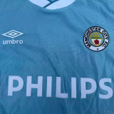 1986-1987 Man City Home Retro Soccer Jersey