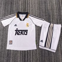 1998-2000 RMA Home Retro Kids Soccer Jersey