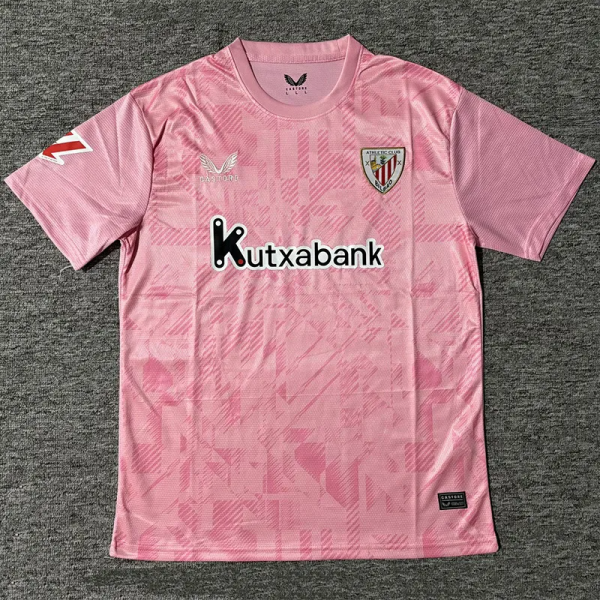 25-26 Bilbao Pink Goalkeeper Fans Soccer Jersey