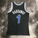 1995 Magic HARDAWAY #01 Black Retro Top Quality Hot Pressing NBA Jersey