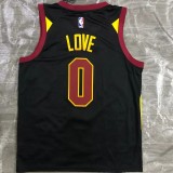 CLEVELAND LOVE # 0 Black Top Quality Hot Pressing NBA Jersey