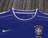 1998 Brazil Away Retro Kids Soccer Jersey