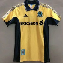 1998-1999 Marseille Away Yellow Retro Soccer Jersey 1998-1999 Marseille Away Yellow Retro Soccer Jersey