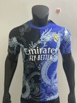 25-26 RMA Blue Black Special Edition Player Version Training Shirts *龙纹 25-26 RMA Blue Black Special Edition Player Version Training Shirts *龙纹