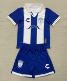 25-26 Pachuca Home Fans Kids Soccer Jersey