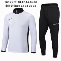 2025 NK White Kids Half Pull Tracksuit 2025 NK White Kids Half Pull Tracksuit