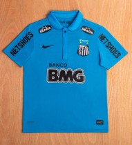 2012-2013 Santos FC Blue Retro Soccer Jersey 2012-2013 Santos FC Blue Retro Soccer Jersey