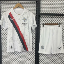 25-26 Man City Away Kids Soccer Jersey*世俱杯版