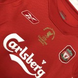 2005 LIV Red Champions Retro Soccer Jersey