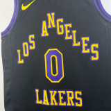 23-24 LAKERS WESTBROOK #0 Black City Edition Top Quality Hot Pressing NBA Jersey
